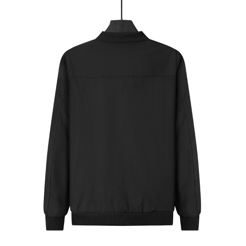 Chaqueta de un solo pecho abrigo de hombre otoño moda simple joven y de mediana edad suelta talla grande casual abrigo de Hombre Ropa de hombre