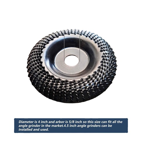 Cross-border 100mm angle grinder abrasive disc, grinding wheel tea tray curved wood shaping burr polishing wheel