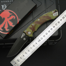 跨境新款微技术两栖折刀D2钢高硬度折叠刀户外刀具荒野求生刀小刀