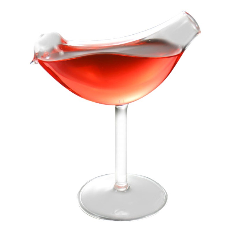 Pájaro copa de vino copa de champán copa de cóctel personalidad creativa Copa Bar discoteca jugo de vidrio