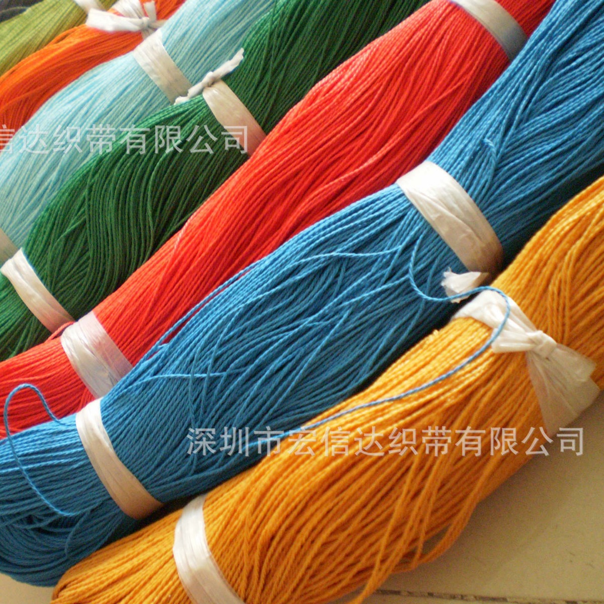 厂家直销优质台湾腊线涤纶扭蜡绳规格1.0MM 1.5MM 当天发货