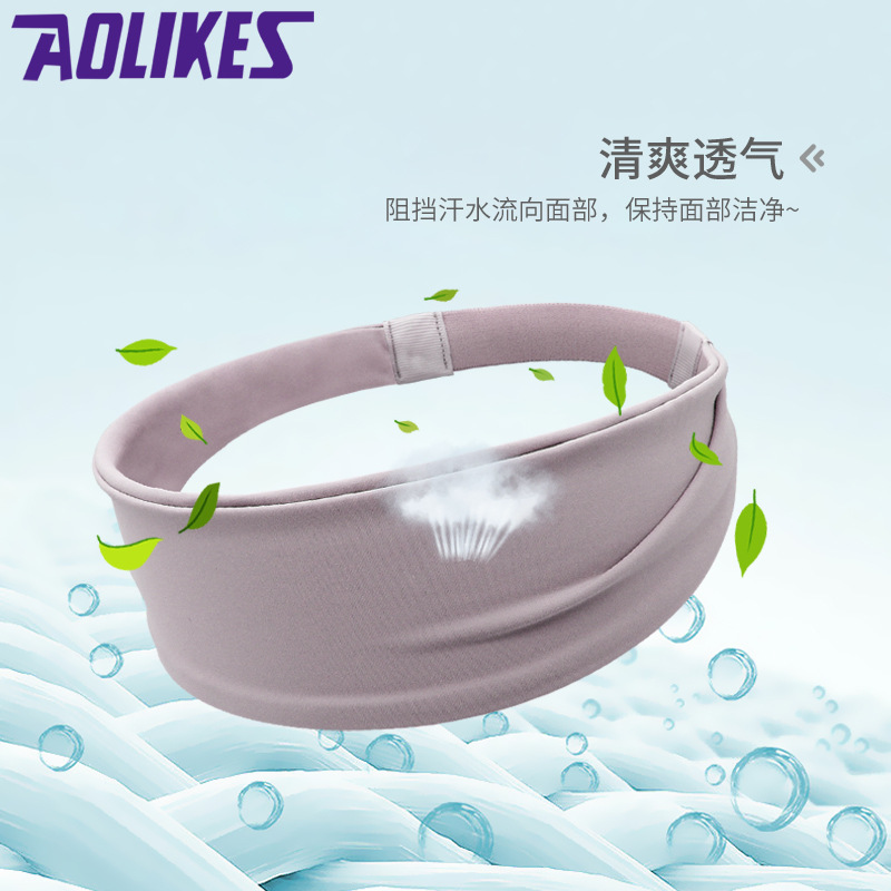 Diadema deportes banda para el cabello Baloncesto Femenino equitación al aire libre antitranspirante masculino con oxígeno fitness yoga ensanchado pañuelo que absorbe el sudor