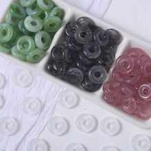 仿玉平安扣大孔串珠吊坠 手工DIY手链项链树脂挂件饰品配件批发