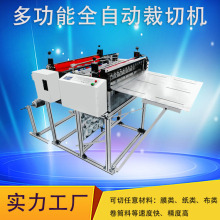 全自动PET膜切断机离型膜电脑裁切机纵横切吸油棉隔离纸切断机