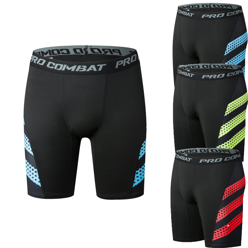 sports tights men‘s workout running pants quick-drying breathable five-point leggings yoga sports pants breathable quick-drying