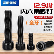 ȫ��12.9��Բ��ͷ�ݶ���������˨DIN912������ͷ��������˿