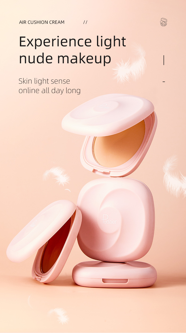 Fond de machiaj Pudaier, corector rezistent la apă cu miere, pudră pentru controlul sebumului_voghion.com