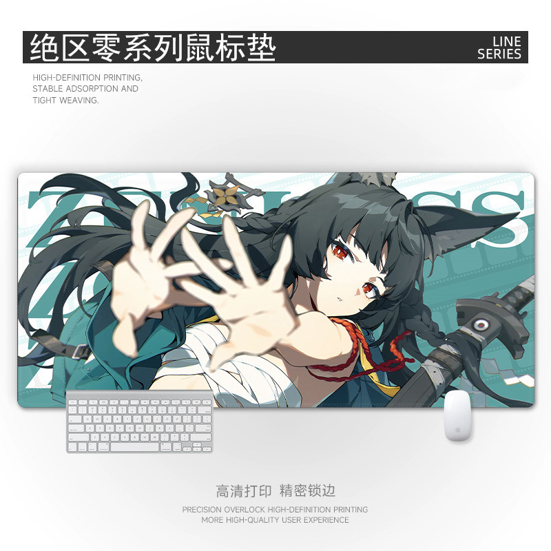 マウスパッド特大ストリートグラフィティコンピュータキーボードパッドボーイズアニメーションゲーム厚みのあるエッジeスポーツマウスパッド|undefined