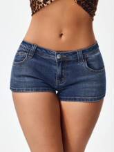 J 38940 American low waist hot girl denim shorts ��ʽ������