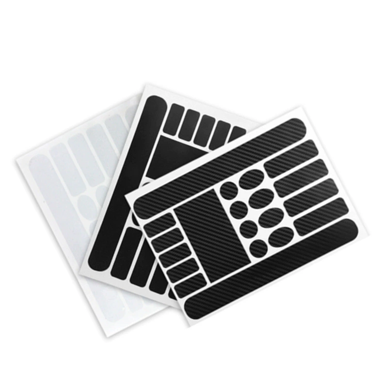 Road protective mountain bike carbon fibre, retroreflective transparent leather bike frame sticker