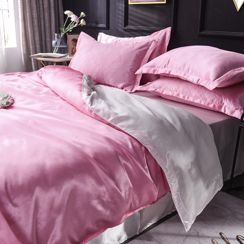 아이스 실크 핑크 화이트