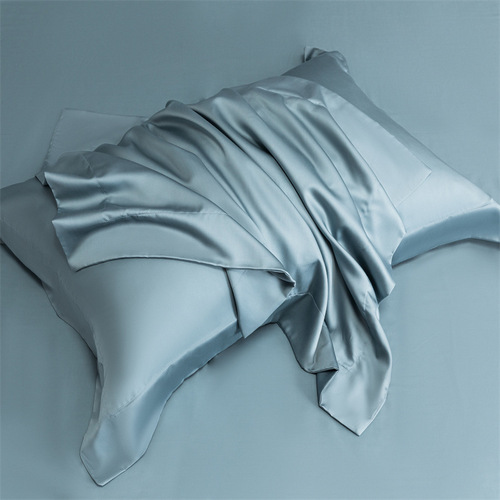 Silk Pillowcase Set for Hotels, Cool Sensation Ice Silk Pillowcases 48x74cm, Mulberry Silk Pillowcases