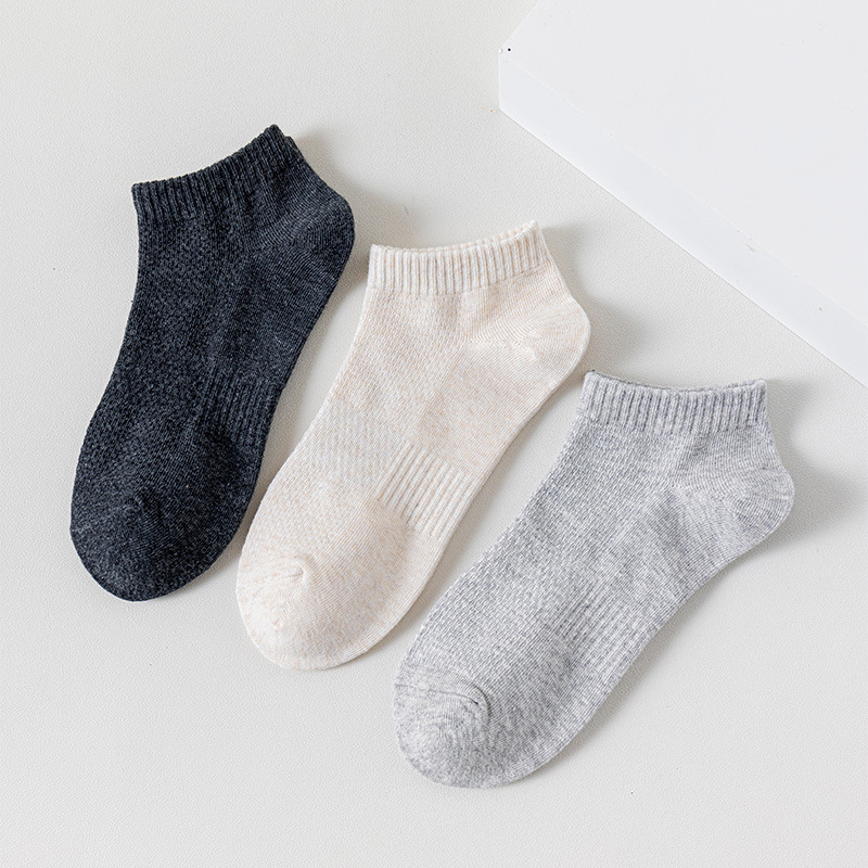 Jiadeli Paul Summer Thin Mesh Boat Socks Breathable Sweat-Absorbent Women's Short Socks Combed Cotton Low-Cut Sports Socks for Women Jiadeli Paul Summer Thin Mesh Boat Socks Breathable Sweat-Absorbent Women's Short Socks Combed Cotton Low-Cut Sports Socks for Women