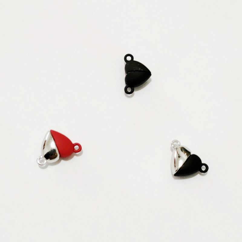 12g Weight DIY Jewelry Accessories, Bracelets Classification 1 Pair Quantity Metal Material Heart Shape Pattern Couple Gender Simple Style Style 1 Pair Metal Heart Shape DIY Jewelry Accessories Bracelets 5