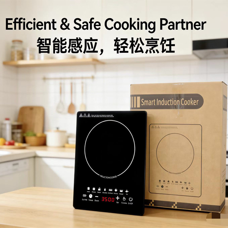 Cocina de Inducción Integrada para Comercio Exterior Transfronterizo, para Uso Doméstico, Nueva Cocina de Batería de Alta Potencia, Fabricante, Exportación Comercial, Estándar Estadounidense 110V