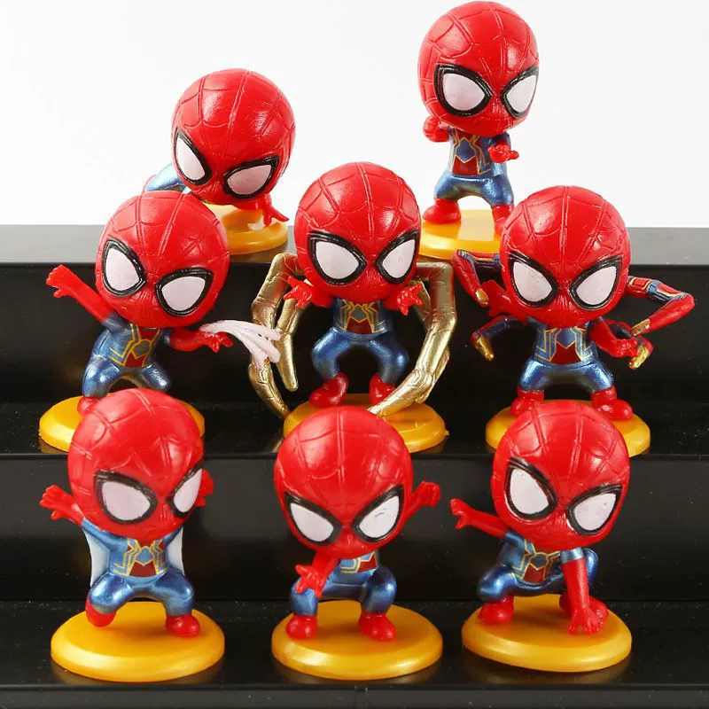 Минифигурка Marvel Heroes (Спайдермен, Капитан Америка) — глиняный стиль, коллекционные фигурки 5–10 см, разные варианты