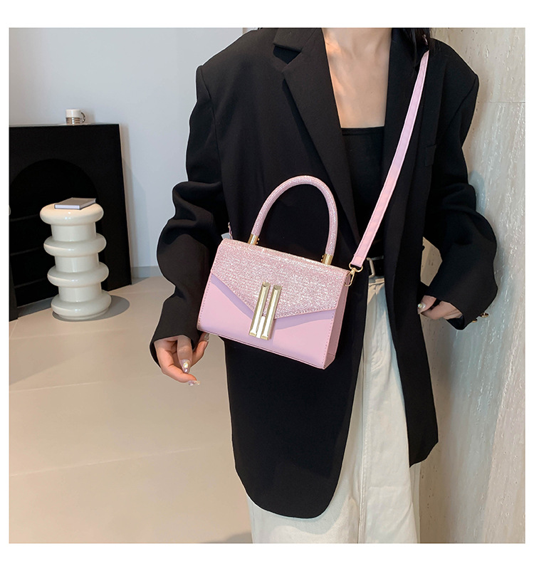 Bag niche design 2024 new bags, fashionable trendy one shoulder small square bag, casual and western-style crossbody bag_voghion.com
