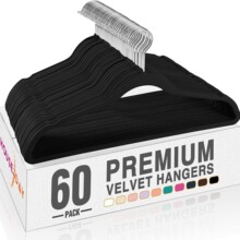 黑色植绒衣架晾衣架魔术衣架防皱成人塑料衣挂植绒多功能防滑衣架