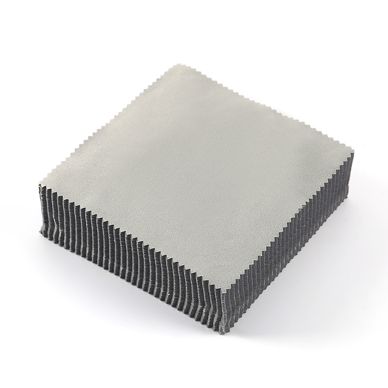 Needle three glasses cloth black gray glasses cloth 14×14 glasses cleaning wipes colored glasses cloth individually packaged