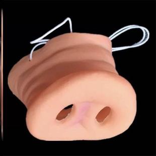 Cross-border Halloween cosplay party funny animal vinyl nose simulation pig nose makeup props decoration