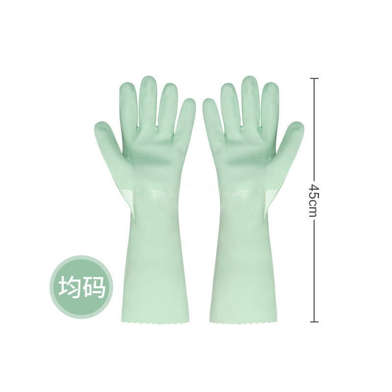 Guantes de lavado de platos para limpieza doméstica de limpieza de platos para mujeres guantes de plástico de cuero para cocina