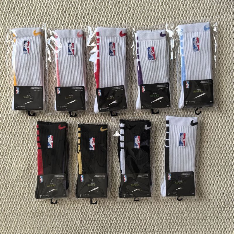 NBA专业篮球男运动袜子厚毛巾底女中长筒防滑勾勾袜批发独立包装|undefined