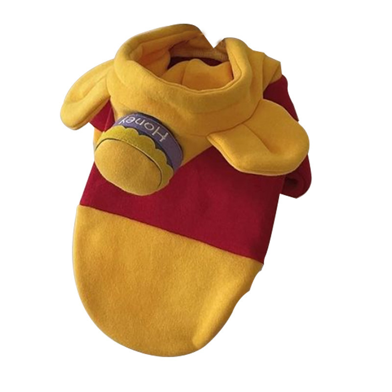 Ropa para mascotas Winnie the Pooh ropa de transformación suéter para perros gato Delgado ropa de dos patas perros medianos y pequeños ropa divertida