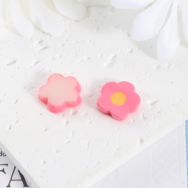 Fresh baking paint, oil droplets, small flowers, colorful flowers, resin, cream glue, phone case, hair clip, shoe buckle, DIY accessory accessories