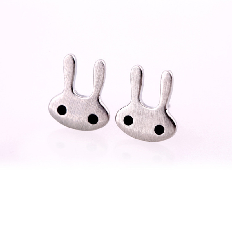 Fun Cute Bunny Earrings Animal Earrings Exquisite Niche Design Ear Jewelry display picture 5