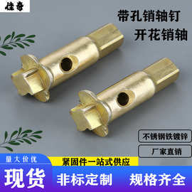专业生产销售带孔销轴钉，各种非标，开花销轴