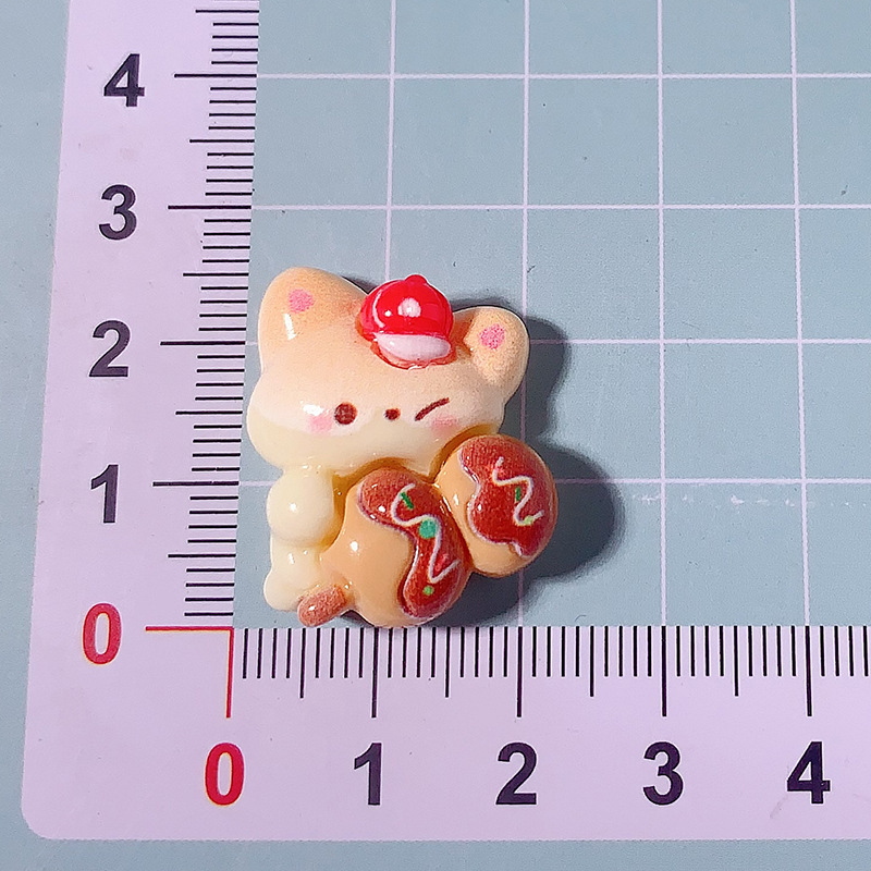 Dibujos animados Animal Party Accesorios de resina de bricolaje Gel de crema Accesorios para el cabello Funda para teléfono móvil Hornos para zapatos Hebilla Material colgante hecho a mano