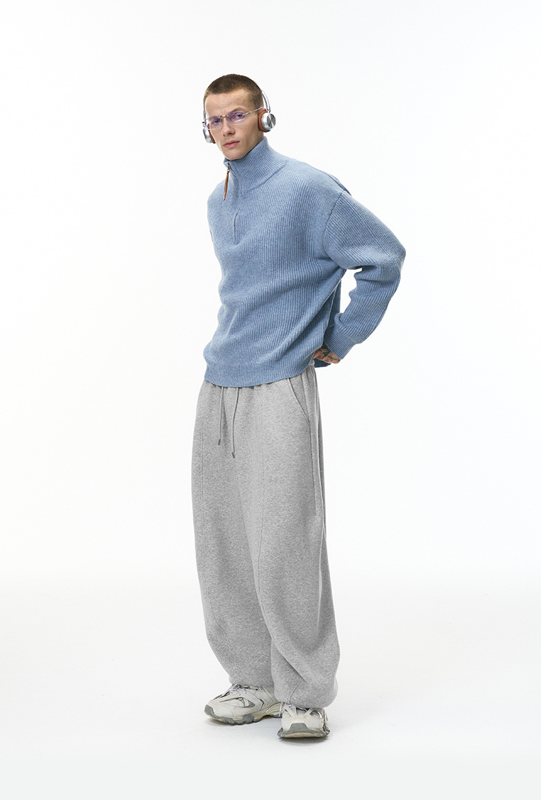 Leggings Blade 26 Printemps et Été Nouveau Pantalon de survêtement décontracté en polaire à jambes larges_voghion.com