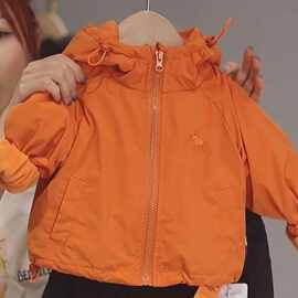 儿童秋冬冲锋衣2026外套男童新款加绒三防冲锋外套洋气女童外套