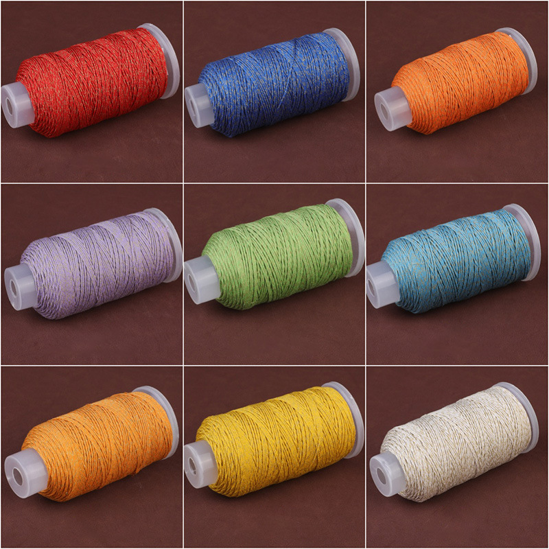 林大卷加金手搓棉线加金文玩绳盘缠编绳流苏穗子手机挂绳编织线