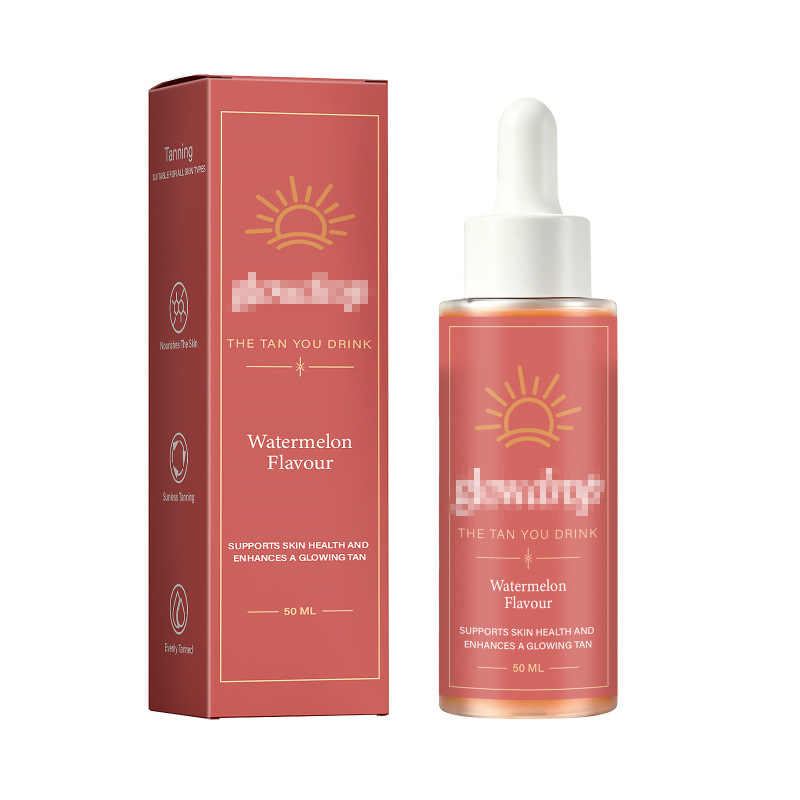 Cross-Border Tanning Drops 50ml Summer Natural Body Tanning Aid Drops Skin Care Skin Enhancement Tanning Aid Drops