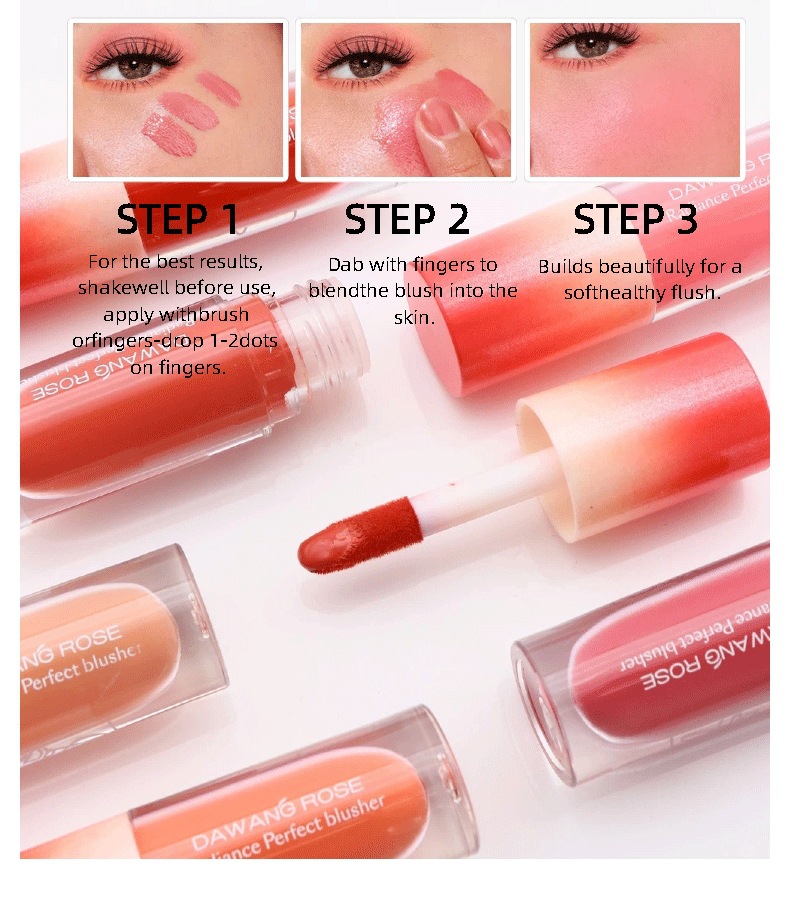 Matte Liquid Blush For Face And Lips Long Lasting Natural Finish_voghion.com