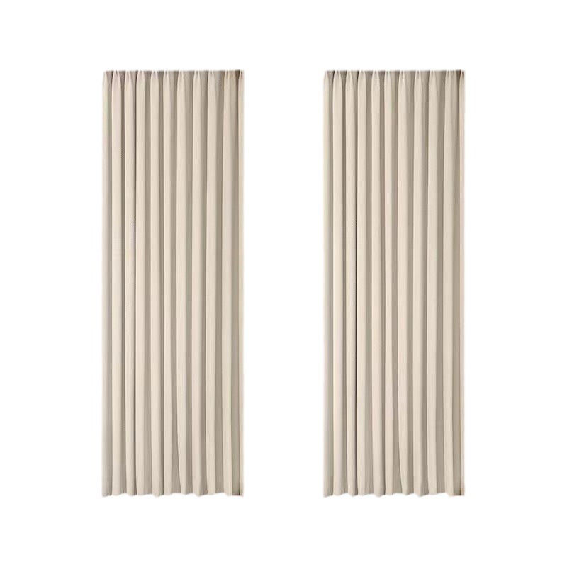 2024 nueva cortina de terciopelo cremada de Chenille opacificación matcha dormitorio sala de estar cortina opacificación balcón