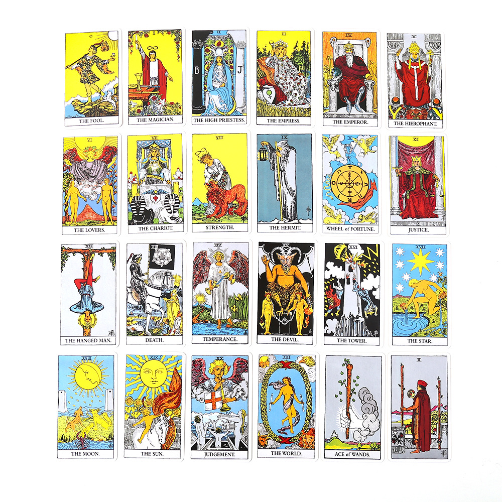 Iron Box 铁盒塔罗牌 Neon Moon Tarot Decks 霓虹月亮 游戏卡牌-阿里巴巴