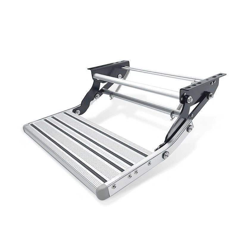 电动房车踏步旅居车迎宾折叠脚踏板伸缩挂手上车台阶踏步改装用品