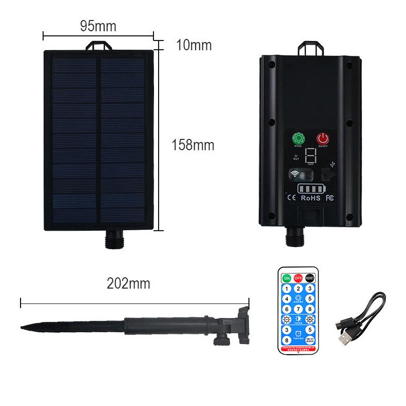 Set solar-powered, 3 piece set