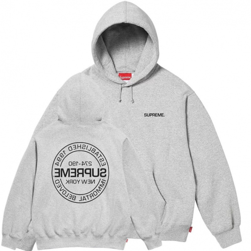 高版本supreme25SS 潮牌HOODED SWEATSHIRT 大LOGO加绒帽衫卫衣|undefined