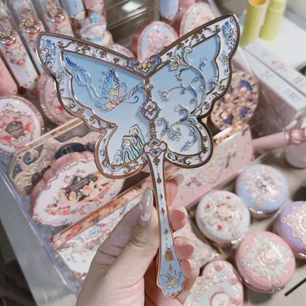 花知晓化妆镜子 粉色蓝色|undefined