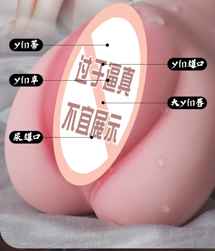 Jiuai Airplane Cup Male Masturbator TPE Inverted Vaginal Buttocks Manual Adult Toy — detail image 7
