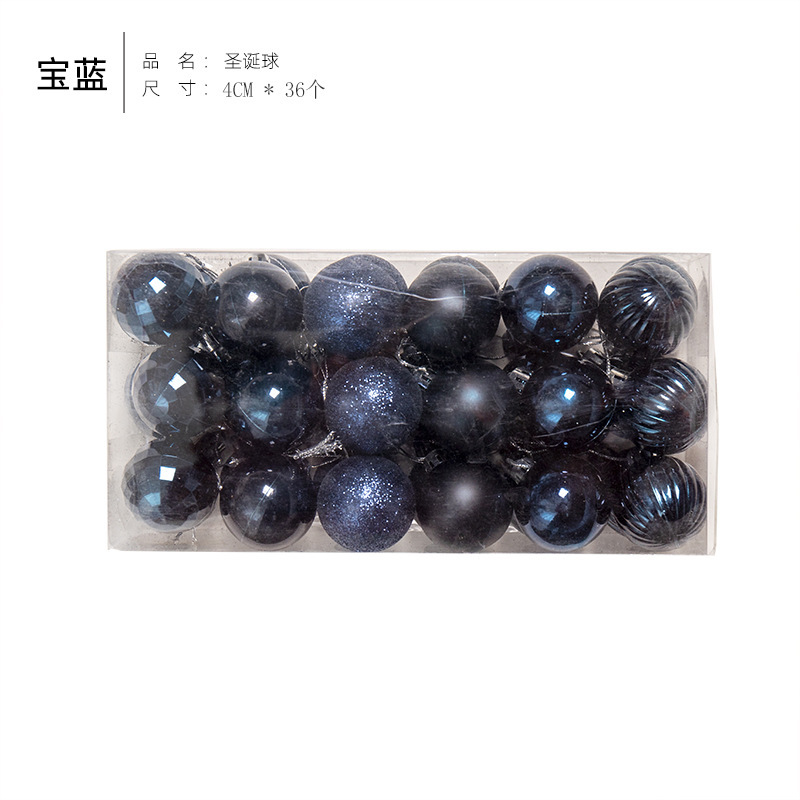 Bola de Navidad árbol de Navidad adornos de decoración colgante de bola de colores accesorios de material de Navidad DIY decoración de Navidad al por mayor