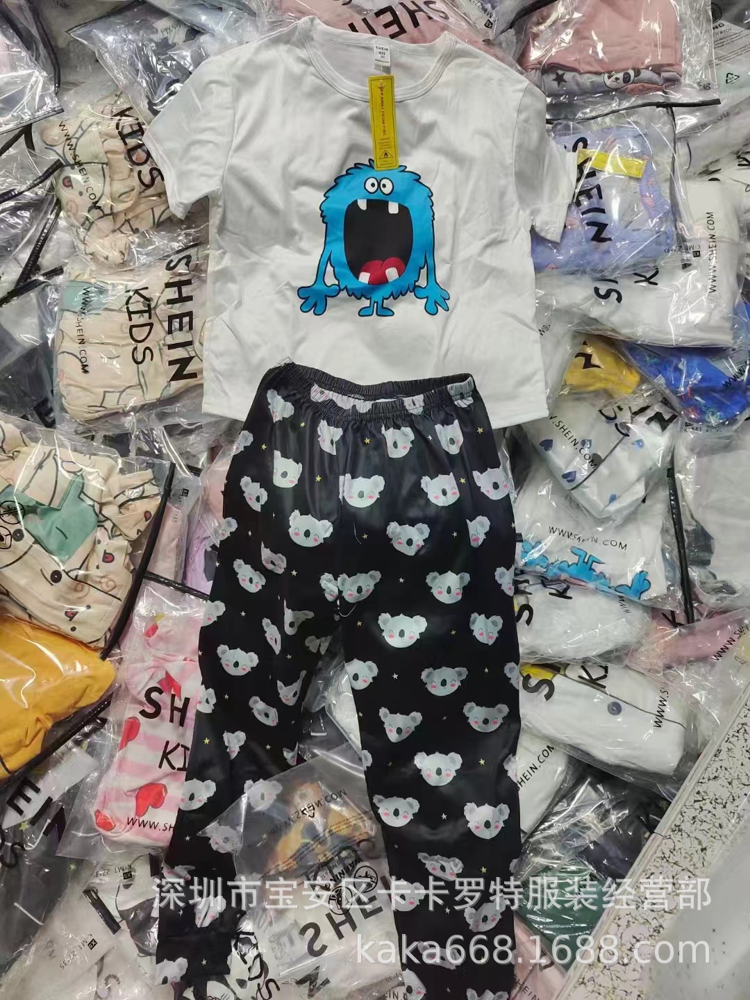 Comercio electrónico transfronterizo ropa infantil de verano SHEIN final de la fábrica de ropa infantil suministro al por mayor