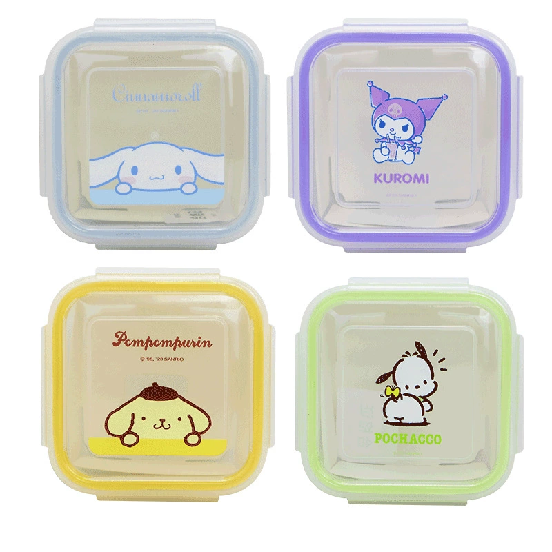 [MINISO名创优品三丽鸥四边扣便当盒可爱玉桂狗可加热微波炉饭盒]