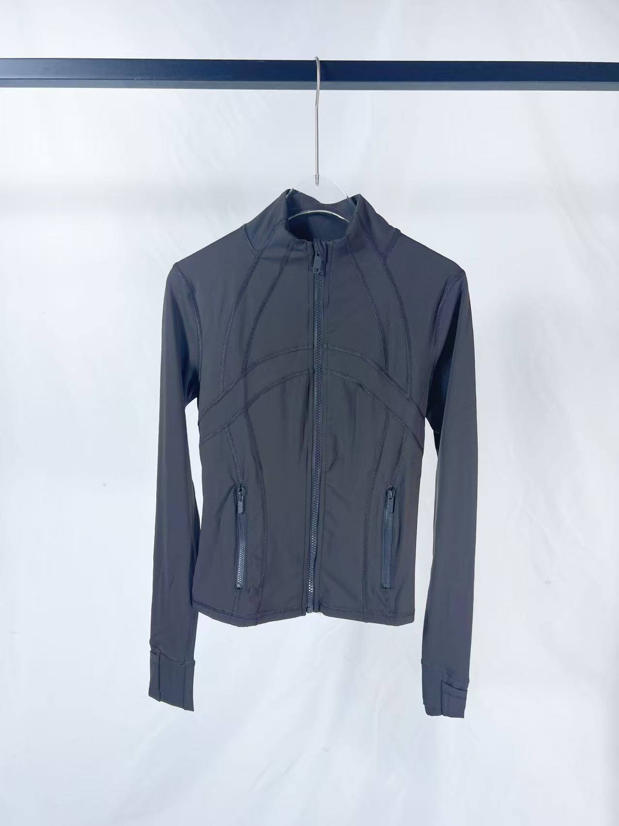 6197-Graphite gray short jacket