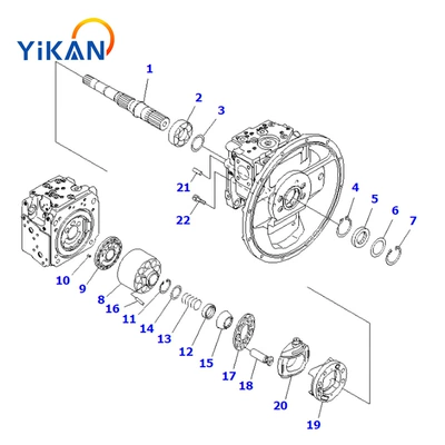 708-2L-32160 main pump piston – Ötürücü vallar