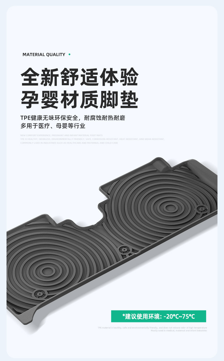 Suitable for 21-25 Models of Byd Dolphin Car Floor Mats, Tpe Floor Mats, and Trunk Mats