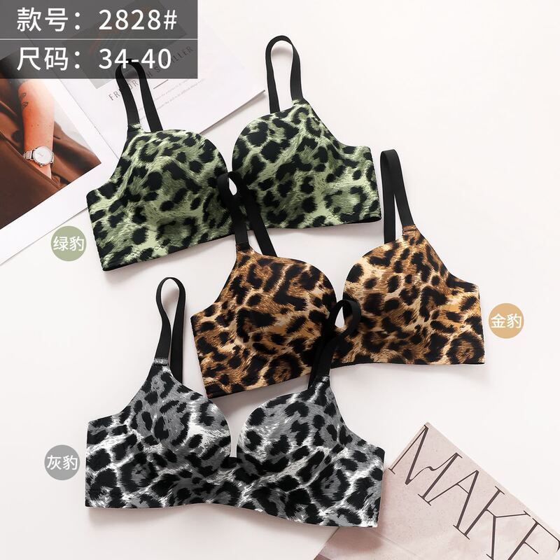 Autumn and Winter Seamless Wire-Free Push-Up Small Breast Push-Up Intimates You Push-Up Adjustable Breast-Retracting Bra Set 1804